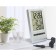 Clock - Electronic desktop an alarm clock with a weather station, 5.7 x 10.6 cm, 2 AG10
