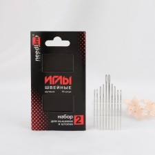 Embroidery needles and dumplings, “Assorted No. 2”, 10 pcs, from 200921