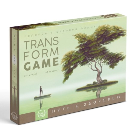 Board game Transformation "Way to Health", 68 cards, playing field, 16+-4