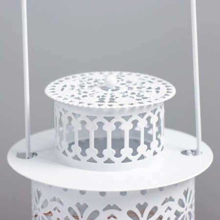 Spinker "Eastern Lantern. Flowers" LED from batteries 3haaa white 26x9.6x9.6 cm Risalux-4