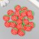 Decor for creativity PVC "Strawberry" set of 20 g mix 0.3x1.5x2.3 cm