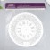 Plastic stencil "Clock" D-30 cm