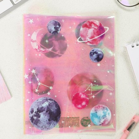 The holographic cover for the Cosmos notebook, 34.7 x 21.1 cm-2