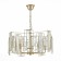 Suspended EVOLUCE lamp. Sle103403-05. Giano. 5x40 watts, E14, 56x56x28 cm, champagne color