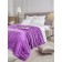 ZIRCON plaid, size 200x220 cm, purple color