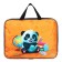 Folder with handles Textile A4, 350 x 270 x 70 mm, calligrata "Panda"