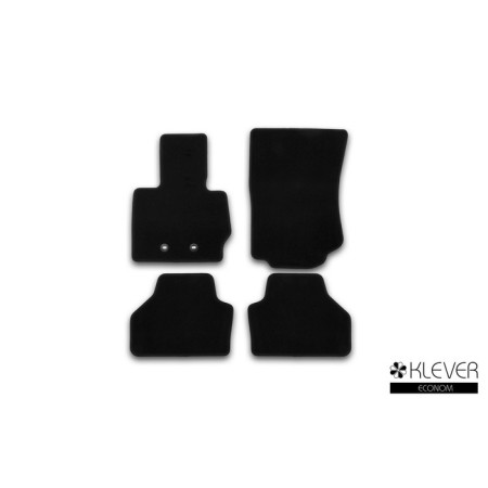 Rugs in the Klever Econom BMW X3 2010-2014, 2014-2016, cross., 4 pcs. (textile)