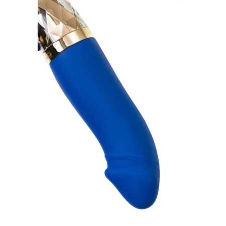 Vibrator Mystim Real Deal Neal, 16.5 cm, silicone, blue color-3