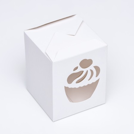 Box under the cake, white, 9 x 9 x 11 cm-1