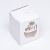 Box under the cake, white, 9 x 9 x 11 cm