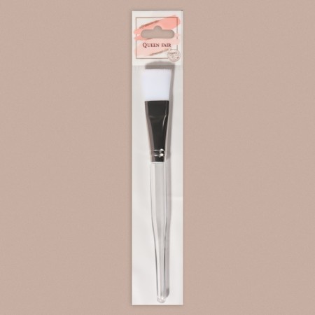 Mask brush, 17 (+/- 1) cm, transparent/white color-5