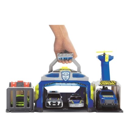 Set "Police Headquarters", 4 cars and 1 helicopter, light/sound-10