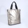 Luggage bag, external pocket, long belt, bronze color