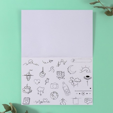 Stickers in the book "One Line" + 3 Fires 20.7x14.2 cm-7