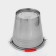 A bucket with a lid, 12 l, stainless steel