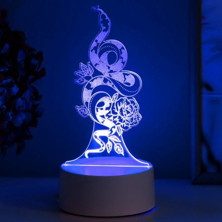 Light "Snake" Led RGB from the network 6.5x9.5x15 cm-8