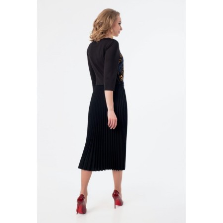 Women's dress, size 44, black color-7