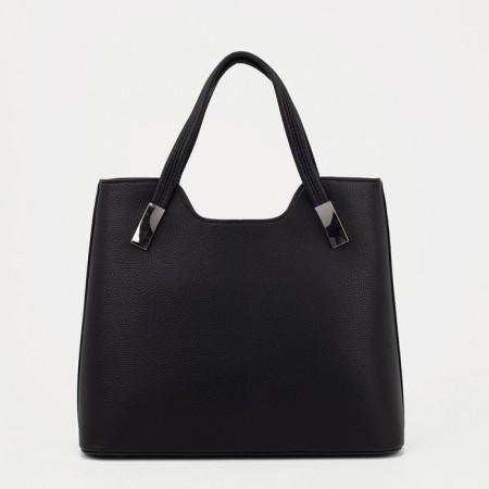 Female bag Textura, tout, average size, black color