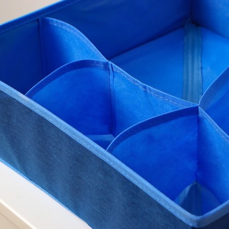 Organizer Textile, folding, 40 × 40 × 13 cm, color mix-2