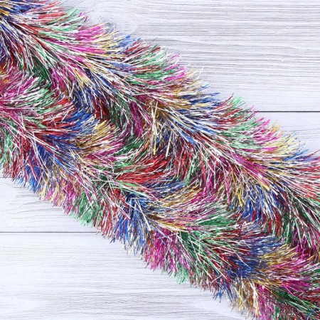 Tinsel "Rainbow" D-9 cm, 200 cm