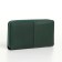 Women's wallet with lightning, green color