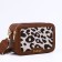 Cross-Bodi Bag on a zipper, brown color