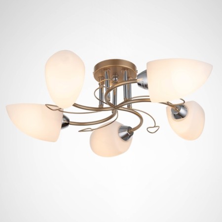 Causte "Sea" 5x60W E14 gold 58x58x17cm SVK-2