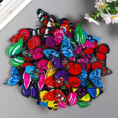 Magnet "Butterfly with double wings" 6x6.5 cm-1