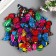 Magnet "Butterfly with double wings" 6x6.5 cm
