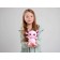 Soft toy "axolotl", pink color