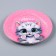 A set of paper dishes is a disposable cat ": 6 plates, 1 garland, 6 glasses