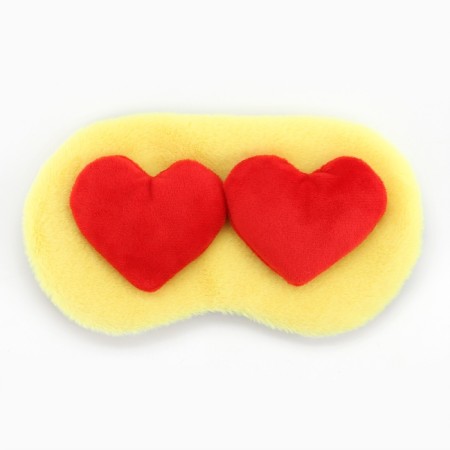Mask for sleep "Hearts", 10.4 x 20 cm