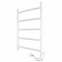 Electric towel Indigo ARC, 600x500 mm, hidden installation, white