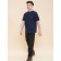 Henley T-shirt for Pelican boy, height 128 cm, dark blue color