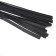 Leather whip, 55 cm, black