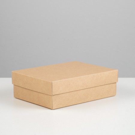 Cardboard box without a window, craft, 16.5 x 12.5 x 5.2 cm-1