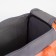 Sports bag with lightning, without lining, 3 outer pockets, gray/orange color