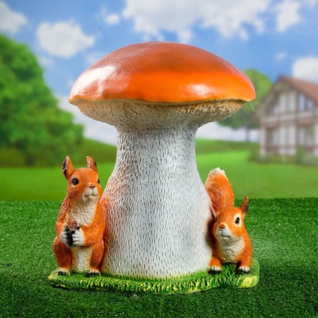Garden figure "White Mushroom with proteins" 38x36cm