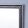 Macau mirror, wall silver, 45x70 cm, plastic frame, 33 mm