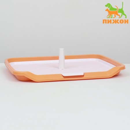 Dog toilet, 65 x 51 x 7 cm, orange