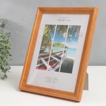 Photo frame tree "Image Art" C18 15x21 cm, (plastic screen), nut-2