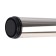 Furniture support, bar, tundra, 60x870 mm, color Satin nickel