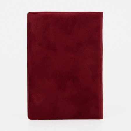 Cover for passport, burgundy color-1