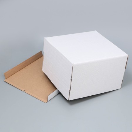 Cake box, confectionery packaging, “white” 29 x 29 x 19 cm-3