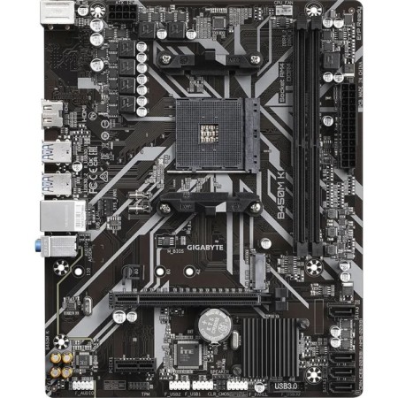 Motherboard Gigabyte B450M K SOC-am4 AMD B450 2XDDR4 MATX AC`97 8ch (7.1) GBlan RAID+H 102934-1
