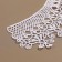 Collar sewing, guipyur, 23 × 7.5 cm, white color
