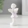 Polystone souvenir "Snowty angel in color toga with a bear" 7.2x3.5x2.8 cm
