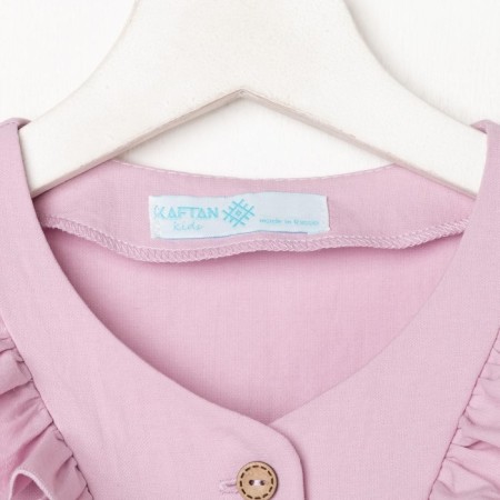 Children's dress on buttons KAFTAN, p. 34 (122-128), lilac-9