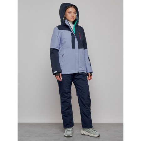 Ski suit, size 42, purple color-6