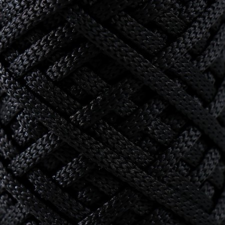 Knitting cord 100% polyester, width 4 mm 50m (black)-2